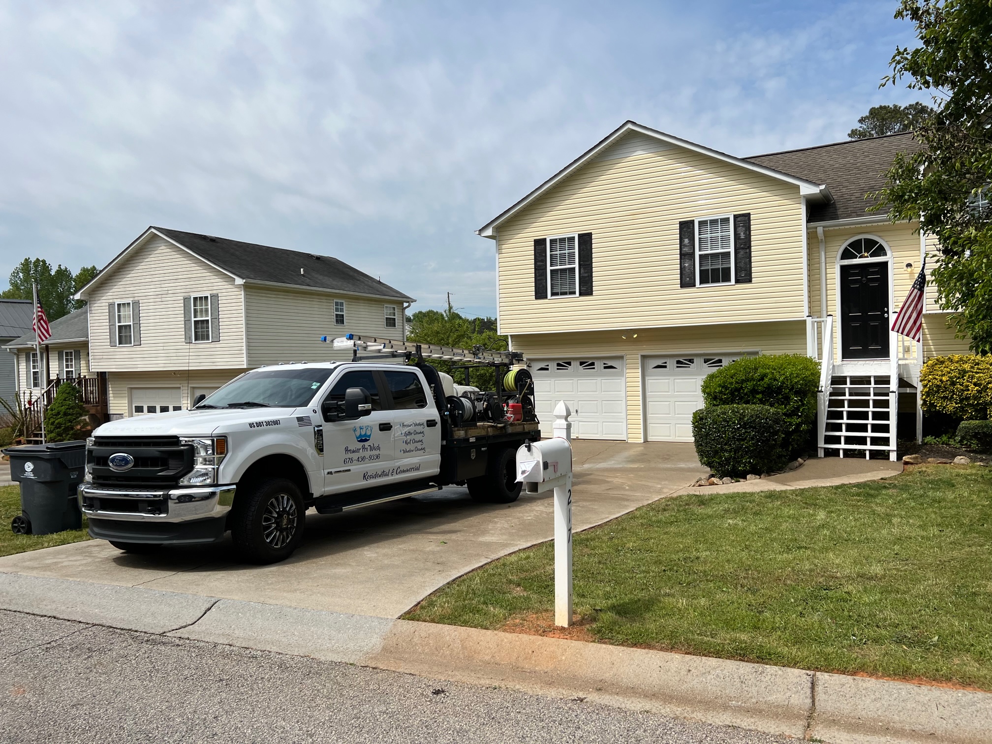 Premier Pro Wash exterior cleaning project in North Georgia