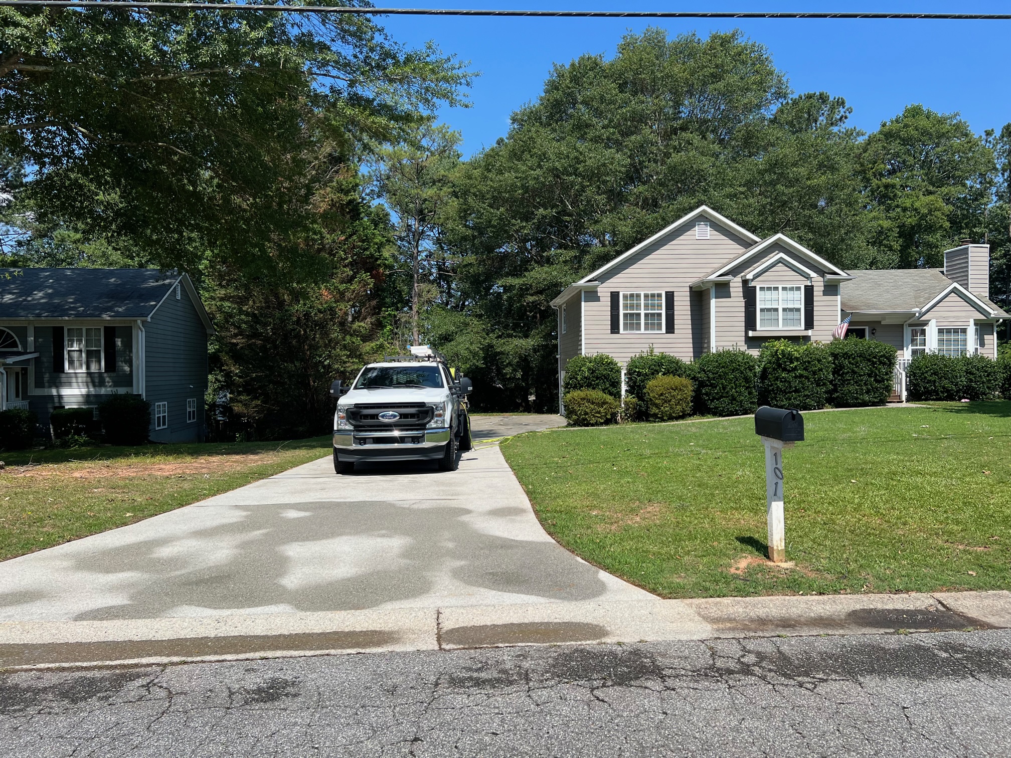 Premier Pro Wash exterior cleaning project in North Georgia