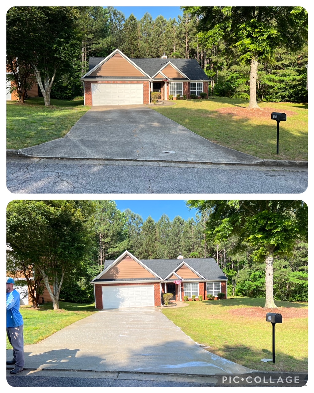 Premier Pro Wash exterior cleaning project in North Georgia