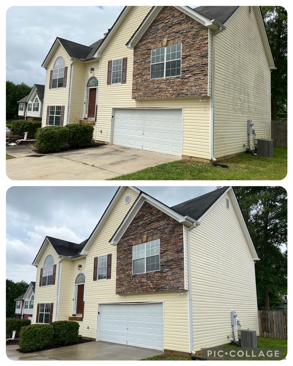 Premier Pro Wash exterior cleaning project in North Georgia