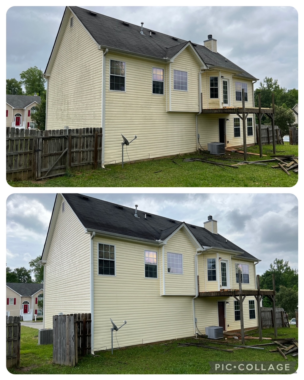 Premier Pro Wash exterior cleaning project in North Georgia