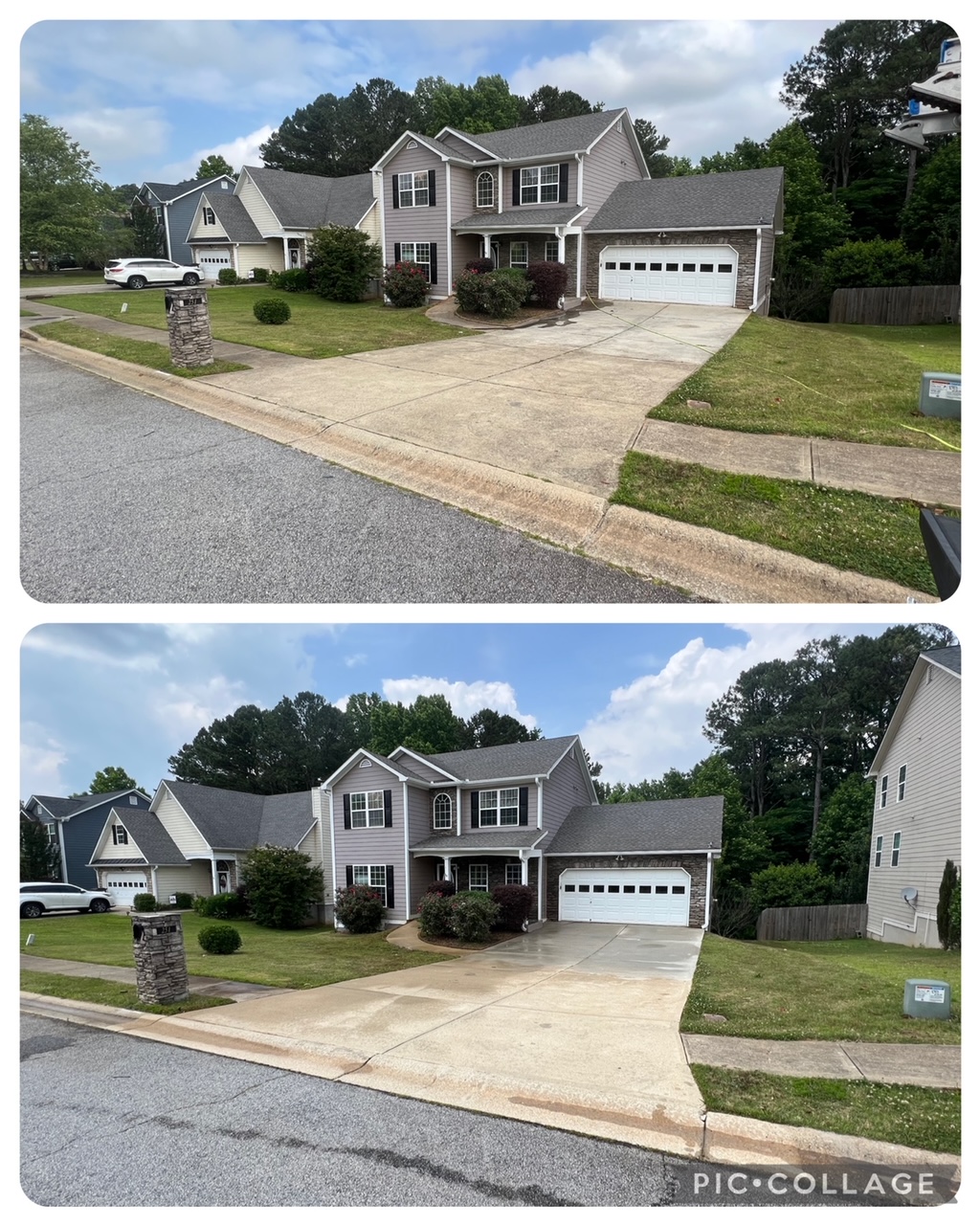 Premier Pro Wash exterior cleaning project in North Georgia