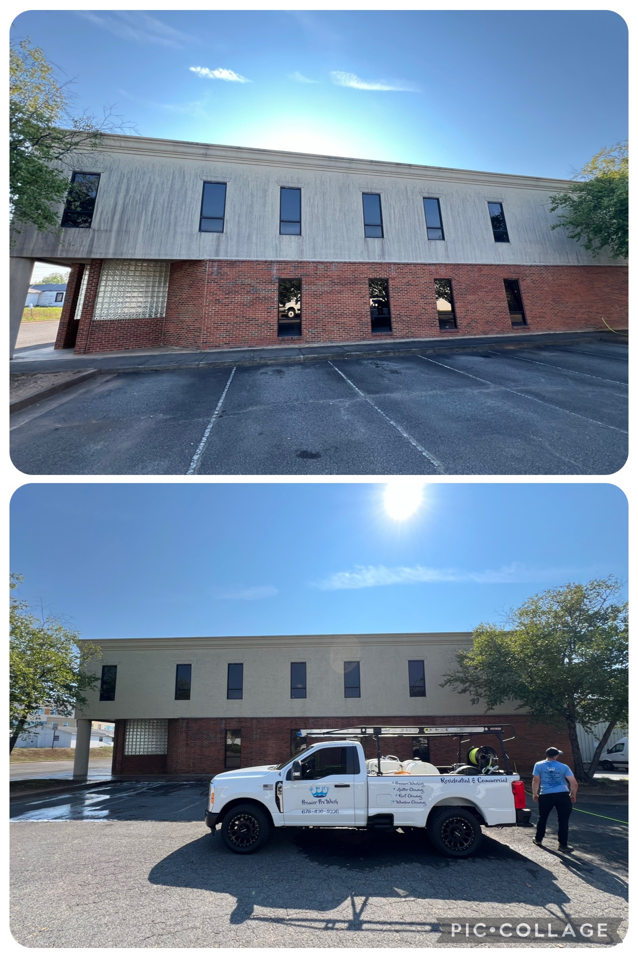 Premier Pro Wash exterior cleaning project in North Georgia