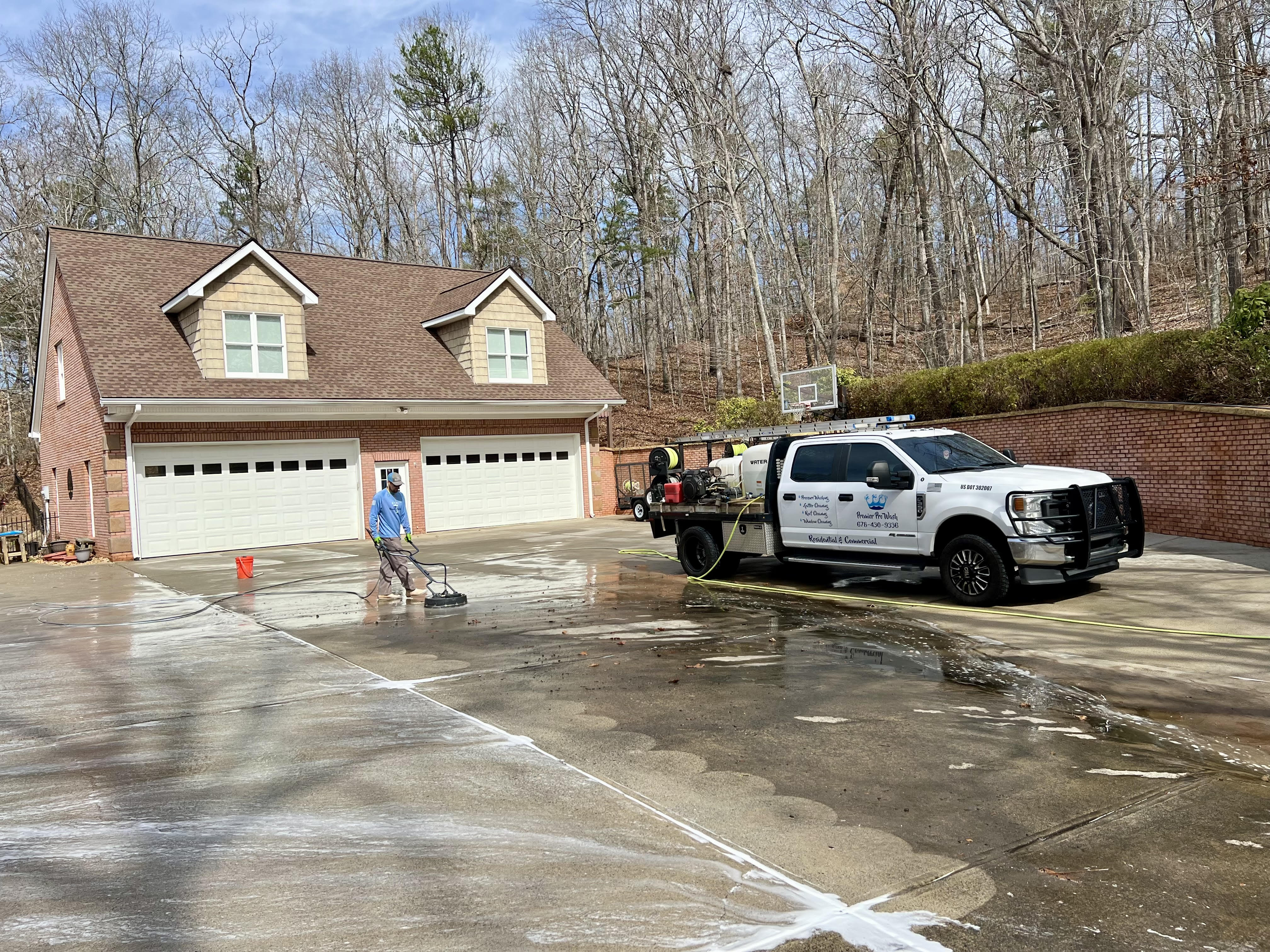 Premier Pro Wash exterior cleaning project in North Georgia
