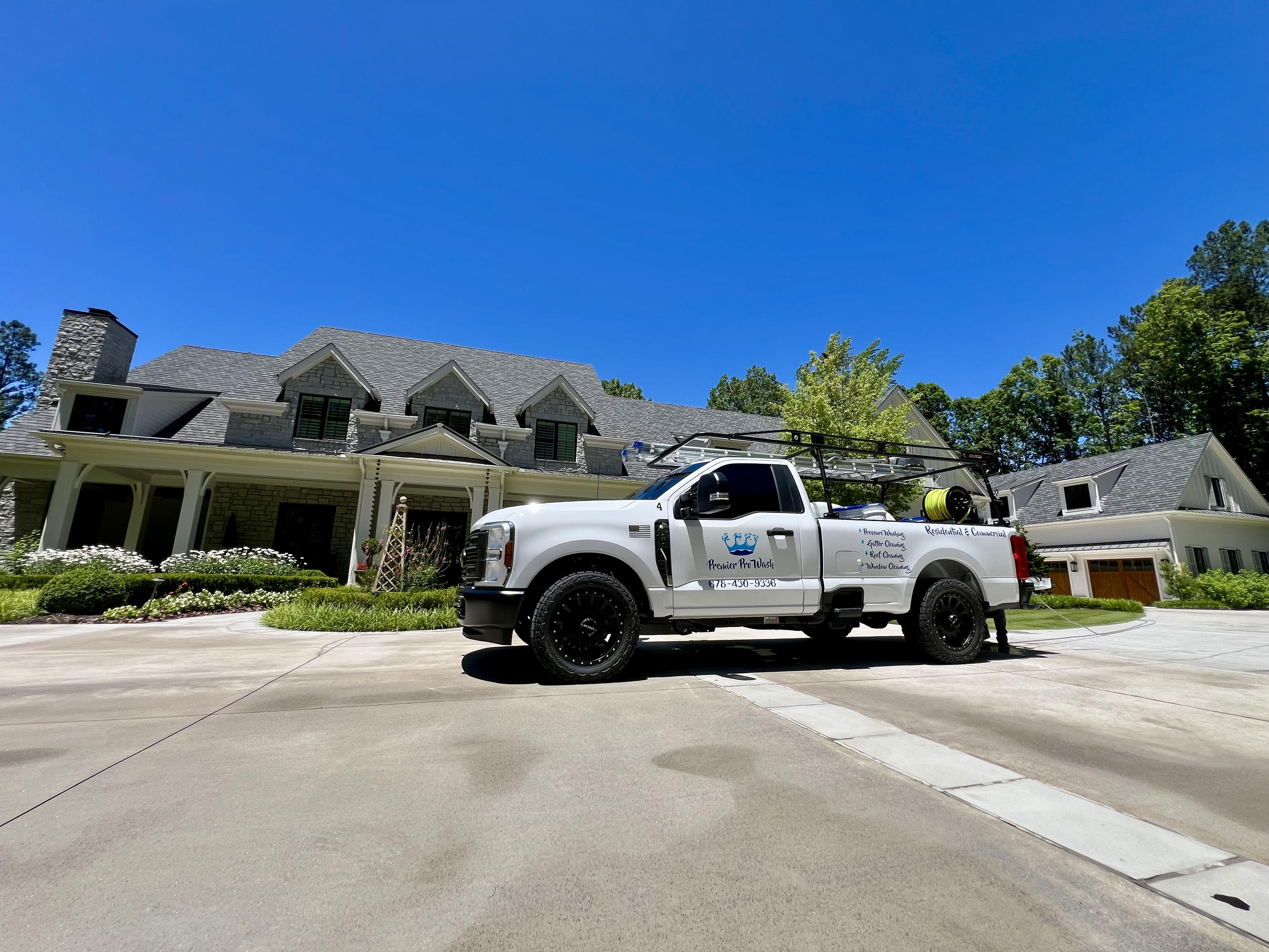 Premier Pro Wash exterior cleaning project in North Georgia