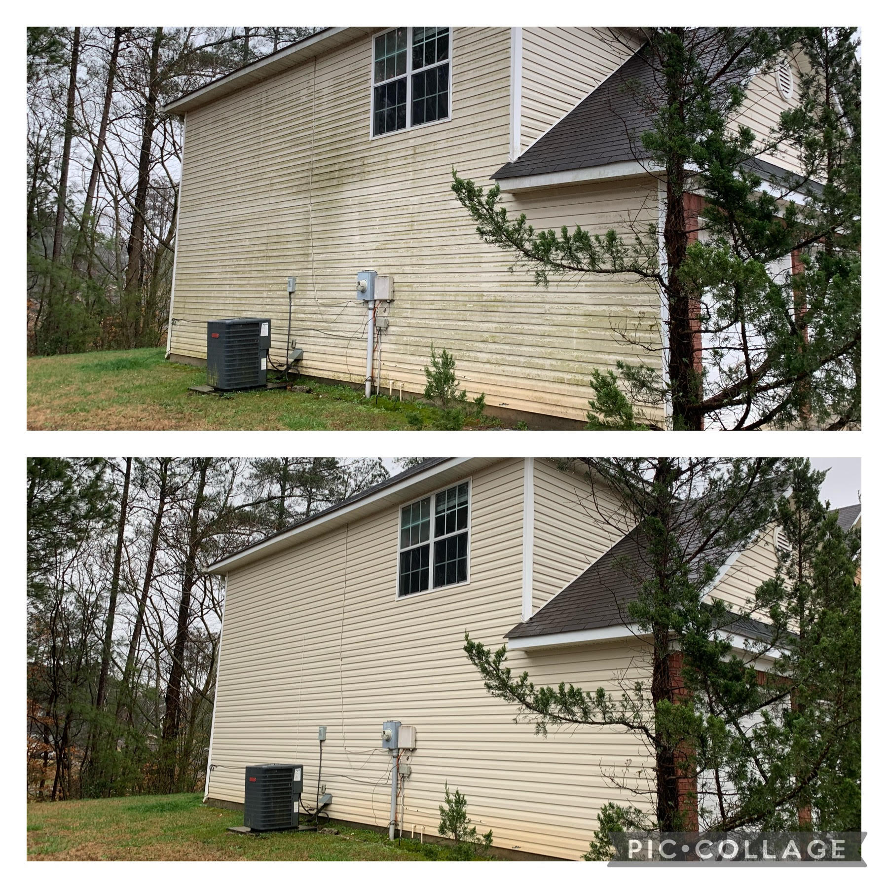 House wash project — Premier Pro Wash North Georgia