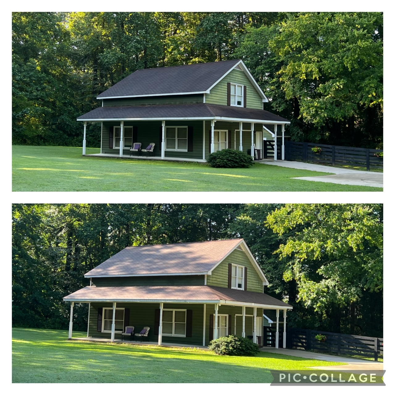 Roof cleaning project — Premier Pro Wash North Georgia