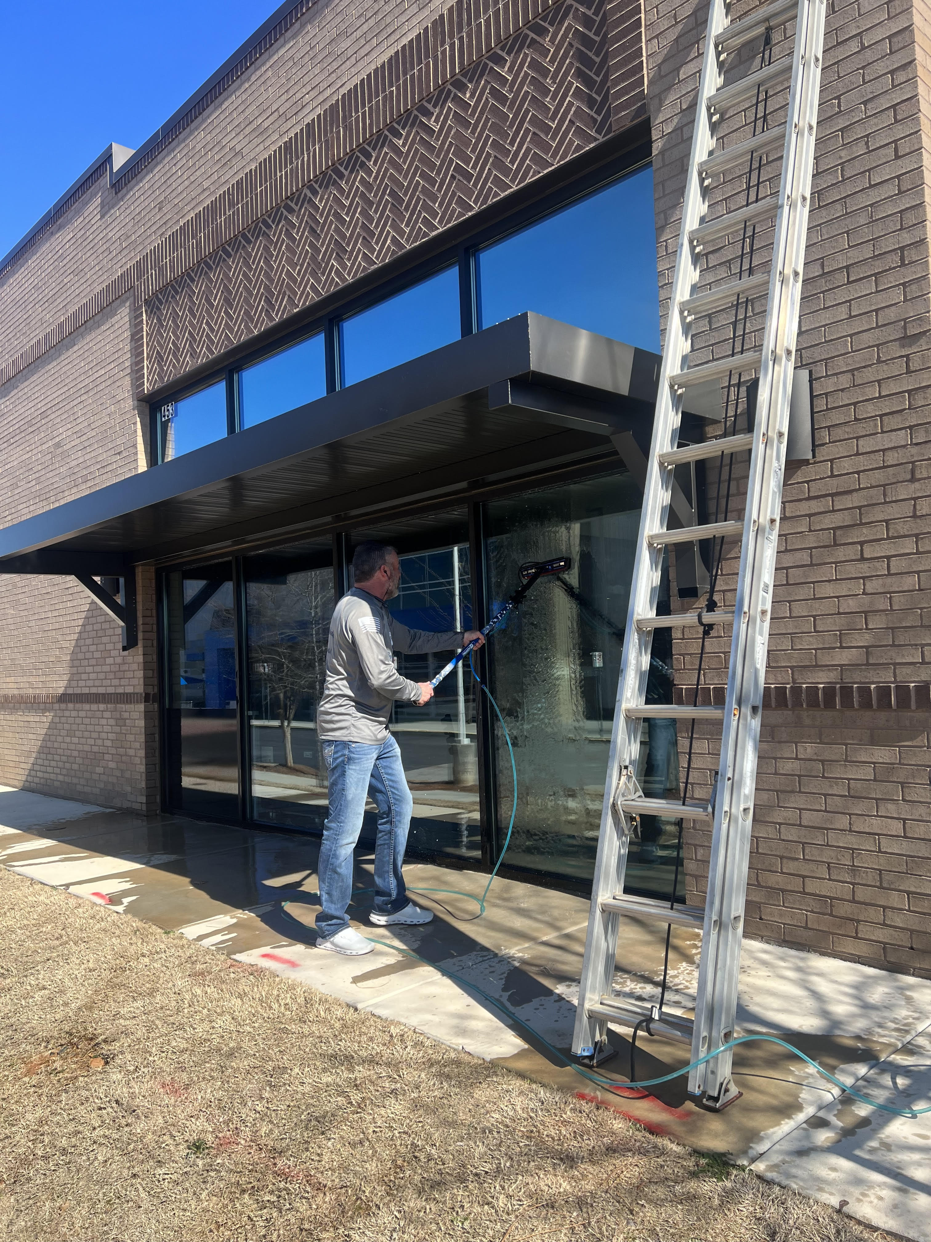 Window cleaning project — Premier Pro Wash North Georgia